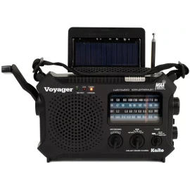 Kaito KA500L Emergency AM/FM/SW NOAA Weather Alert Radio with Flashlight Black