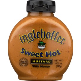 Inglehoffer Mustard Sweet Hot Squeeze 10.25 OZ (Pack of 2)