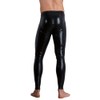 Late X Men's Smallleeve Latex Leggings, Large