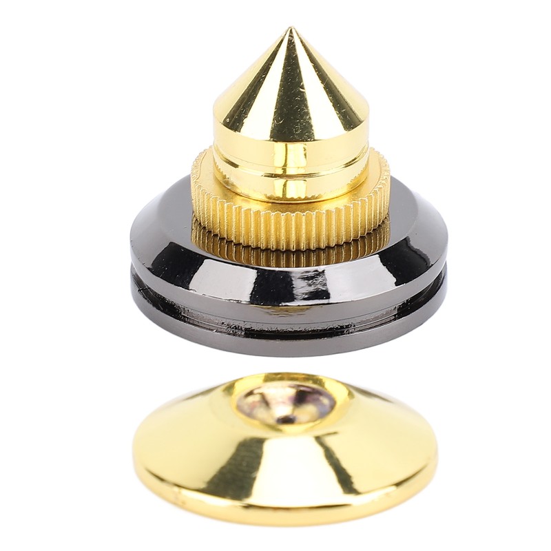 Speaker Spike Pad Kit Wide Application Shock Absorbing Zinc Alloy