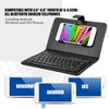 Cuifati Bluetooth Keyboard & Case,2 in 1 Stylish Folio Stand