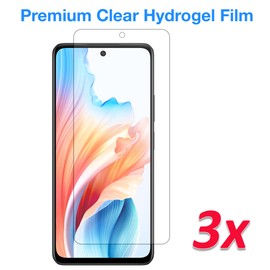 MEZON [3 Pack] OPPO A79 5G Premium Hydrogel Clear Edge-to-Edge Full Coverage Screen Protector Film (OPPO A79 5G, Hydrogel)