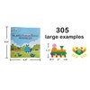ZazzyKid Kids Magnetic Pattern Blocks Set: 216 PCS Geometric Shape