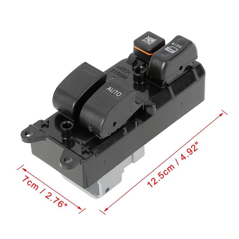 X AUTOHAUX Car Powered Window Switch Front Driver Right Side