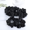WLLHYF 5 Pieces Satin Hair Bobbles Soft Satin Hair Bobbles