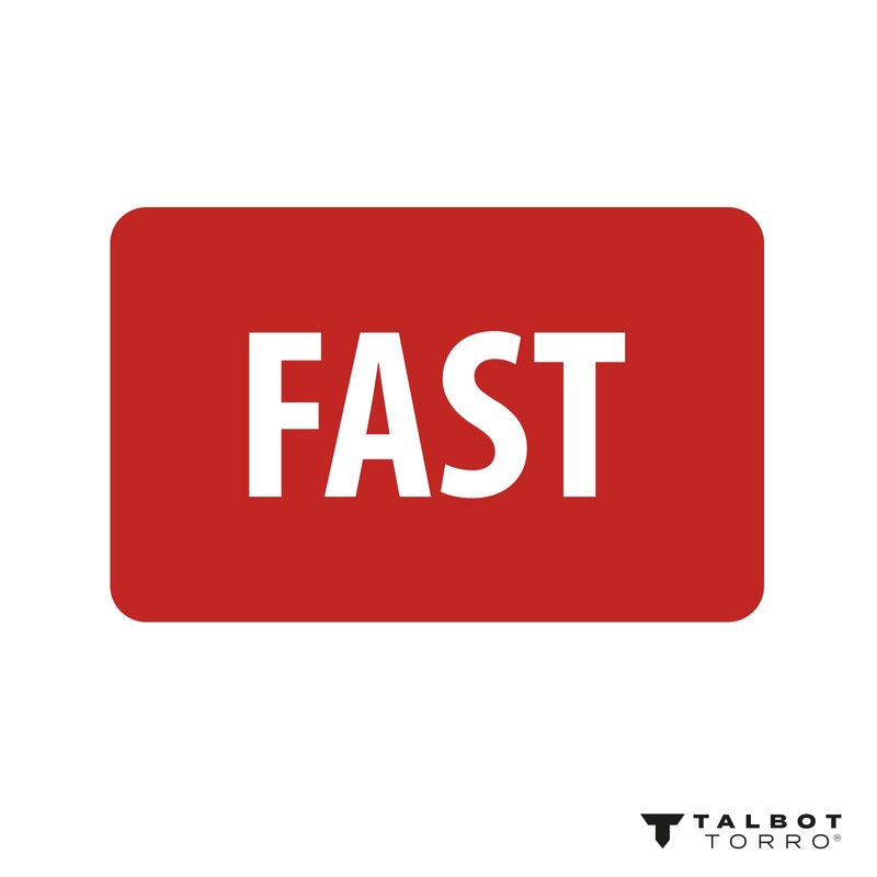 Talbot Torro Tech 450 Premium Nylon-4015752908203 Shuttlecock, Red/Fast Speed