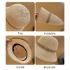 CWPFVQA Pack of 2 Women's Bucket Hats, Women's Crochet Straw