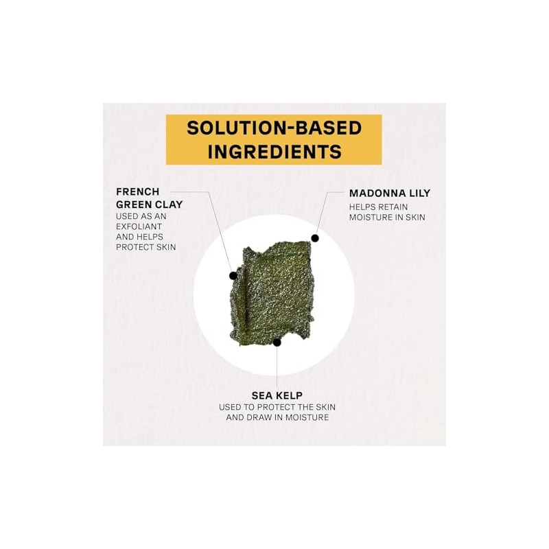 Acure Exfoliante Facial Iluminador Arcilla Verde Alga Marina Iguala Tono