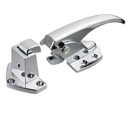 Xnrtop Freezer Door Flush Mounted Walk in Latch Handle, 165mm, Silver Tone