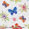 Round Tablecloth 150cm Butterfly Tablecloths Polyester Wipe Clean Table Cloth