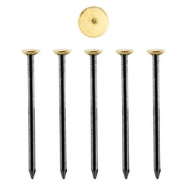 S&S-Shop 30 Picture Nails, Size 50 mm, Made of Hardened Steel, Picture Hanging, Art Accessories, Skirting Board Nail, Picture Mounting, Wall Pictures, Canvas Nails, Picture Nail