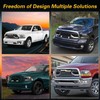 RUHUALIFE 4PCS LED Front Grille Lights Bars Compatible with Ram
