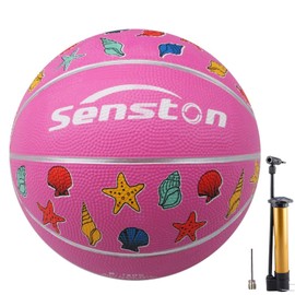Senston Kids Basketball Size 3, Mini Basketball Toddlers Basketball Ball for Girls Boy, Gifts for Kids…