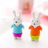Operitacx 36 x Easter Bunny Erasers Easter Mini Erasers Rabbit