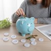20 Pieces Piggy Bank Stopper, White Silicone Savings Box Bottom