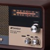 Sansui Bluetooth Speaker with AM/FM Radio, Black