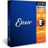 Elixir Super Light Electric Guitar Strings Nickel Nanoweb, 12002, 9-42