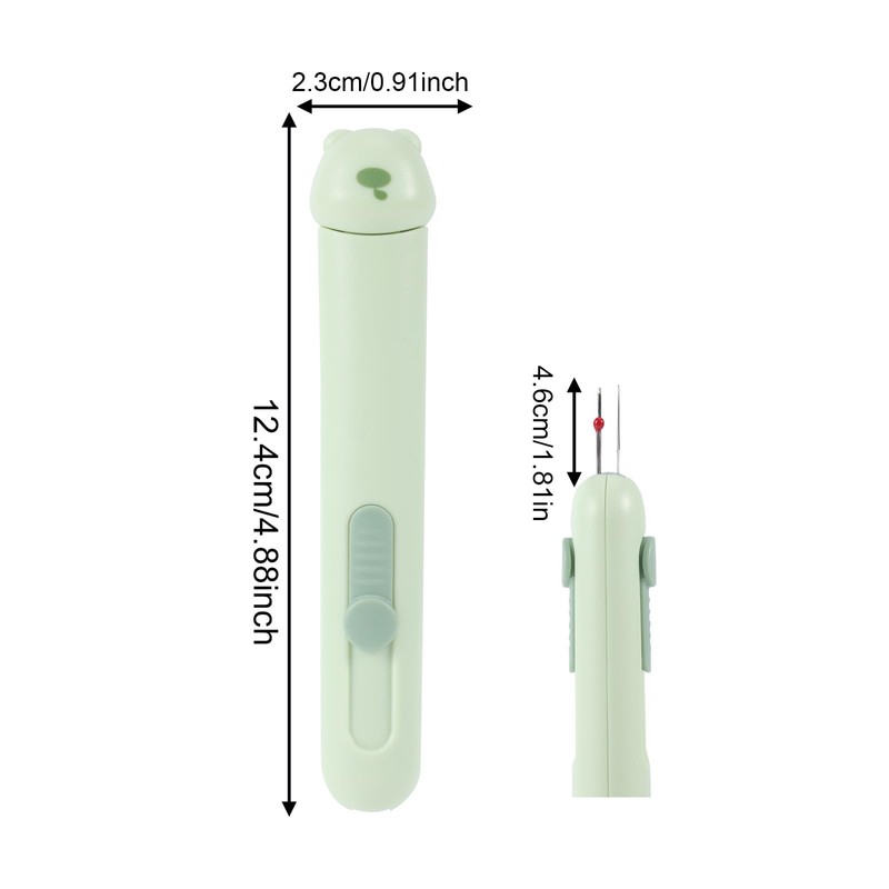 3 In 1 Automatic Needle Threaders Seam Ripper, Needle Storage