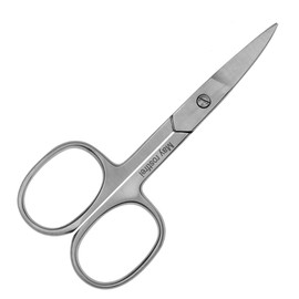 Left-Handed Nail Scissors – Curved Blade – Stainless Steel – Length: 9.5 cm