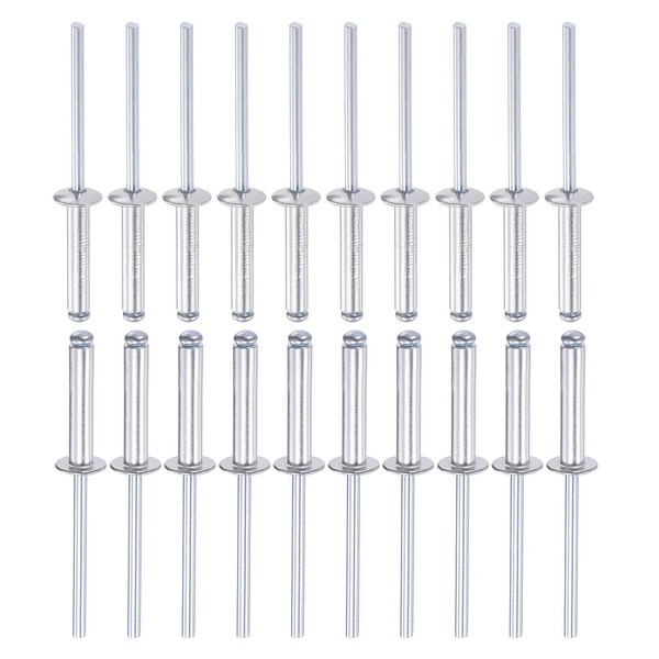 DTGN 4mm x 20mm (DXL) Blind Rivets - 120Pack -