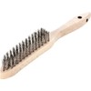 Lessmann 104641EZ Wire Brushes V2A Wavy 4 Rows