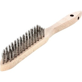 Lessmann 104641EZ Wire Brushes V2A Wavy 4 Rows