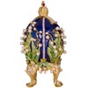 danila-souvenirs Faberge Style Lilies of The Valley Egg with Photo