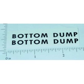 Tonka Pair Tiny Tonka Bottom Dump Replacement Stickers TK-218