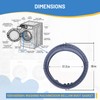 5304505004 for Electrolux Washer Door Seal EFLS627UTT0 EFLS617STT0 EFLS527UIW0 EFLS517SIW0