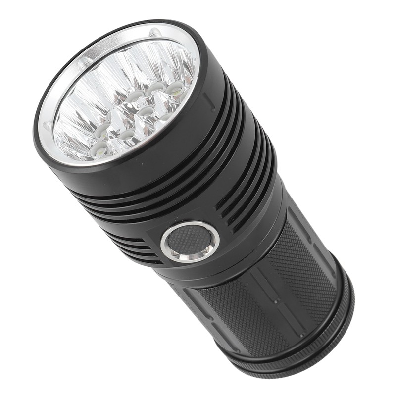 Strong Light Flashlight 10000LM 300‑500 Meters LED 4 Modes Rechargeable