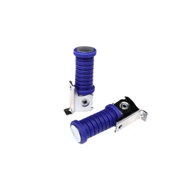 Set of 4 Tuning Foot Pegs in Blue Simson S51, S50, S53, S70, S83