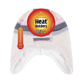 HEAT HOLDERS - Girls Winter Warm Soft Hat and Mittens, Butter