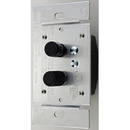 Classic Accents Three Way 600 Watt Black Button Antique Push Button Dimmer Light Switch
