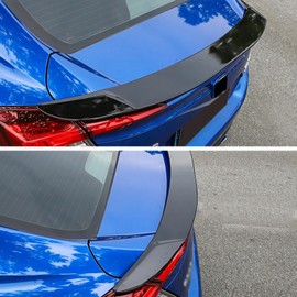 MUTUSAISI Gloss Black Rear Lip Spoiler Wing Compatible with Honda Civic SI/LX/EX/DX/Sport/Touring/Sedan 2016 2017 2018 2019 2020 2021 Accessories