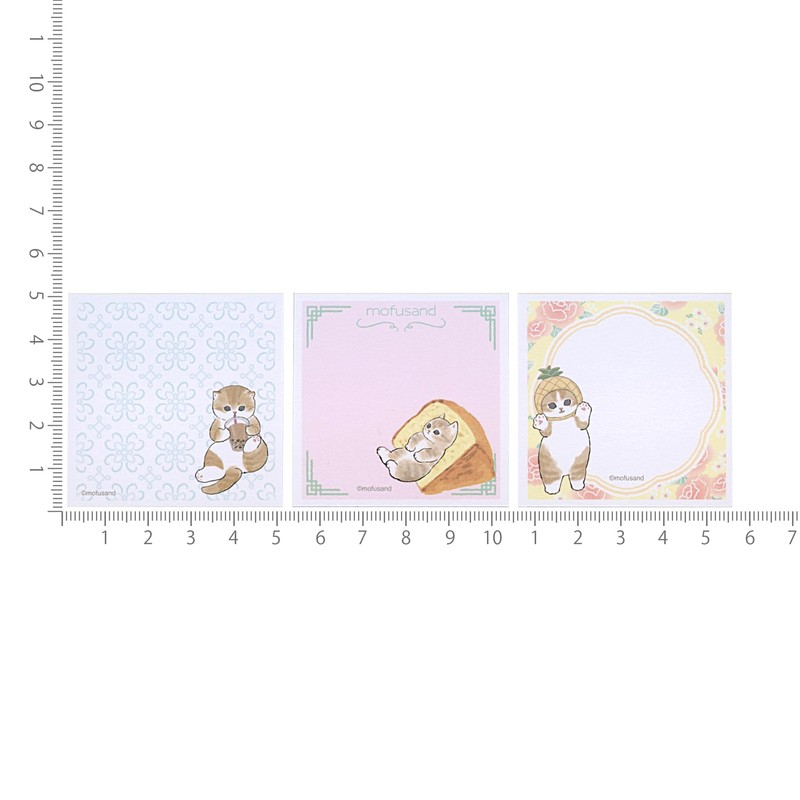 Sunstar Stationery mofusand Sticky Notes, Blue, S2841479