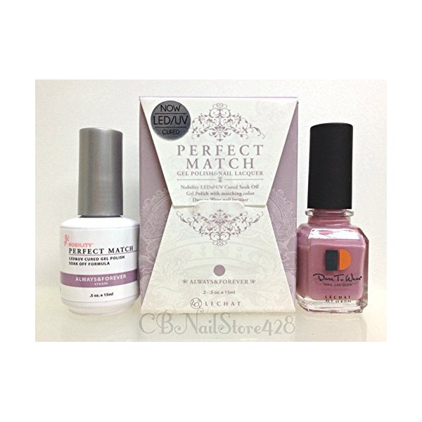 LECHAT Perfect Match Gel Polish & Nail Lacquer Duo PMS72 - Always & Forever