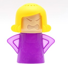 ZPCTECHGO Microwave Oven Cleaner, Angry Mom Microwave Cleaner, Steamer Cleaning with Vinegar and Water, Microwave Oven Cleaner for Kitchen Office (Purple)