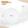 Liliful 2 Pieces PU Ceiling Medallion for Light Fixtures White