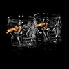 Bar Bespoke Skull Headshots Pack 2 Shot Shell Drinking Glasses