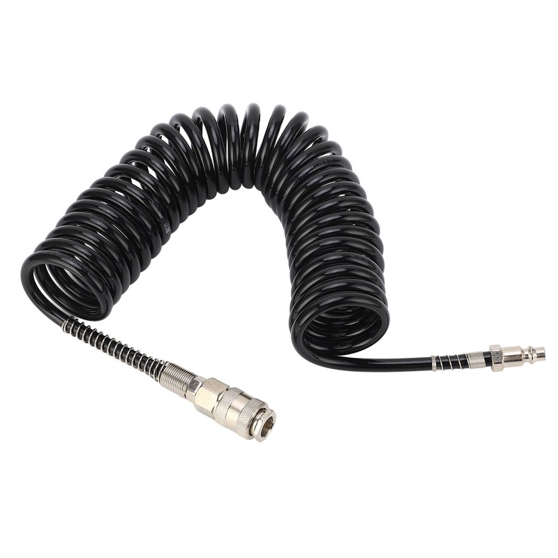 Recoil Air Hose Pressure Resistant Durable Flexible Lightweight Coiled Air