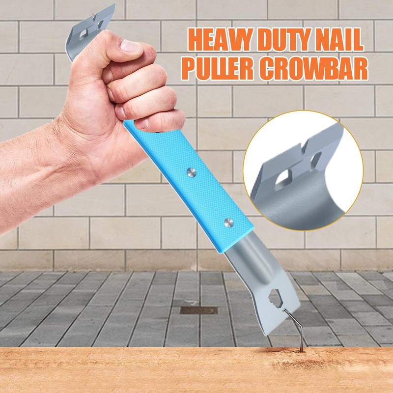 Flat Pry - Woodworking Nail Puller - Multifunctional Heavy Duty