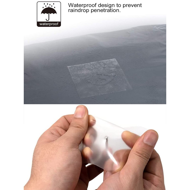 TUFF Tape Assorted Waterproof Patches: 12-Pack for Comprehensive Outdoor Gear