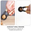 Ciieeo 1pc Walnut Cracker with Ergonomic Wooden Handle Multifunctional Nut