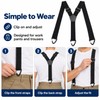 Heavy Duty Work Suspenders for Pants – Adjustable 1.5-Inch Wide
