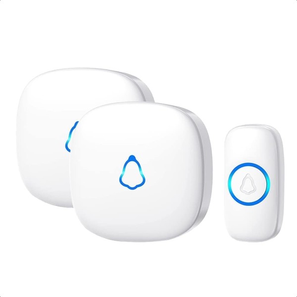 SECRUI Kabellose Funkklingel Türklingel Funk Klingel Haustür - 400m Reichweite