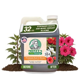 PlantVantage Root & Bloom Liquid Plant Fertilizer – NPK Formula 16 oz | Concentrated 2-15-15 liquid fertilizer for all plants boosts nutrient absorption for more blooms and higher yields.