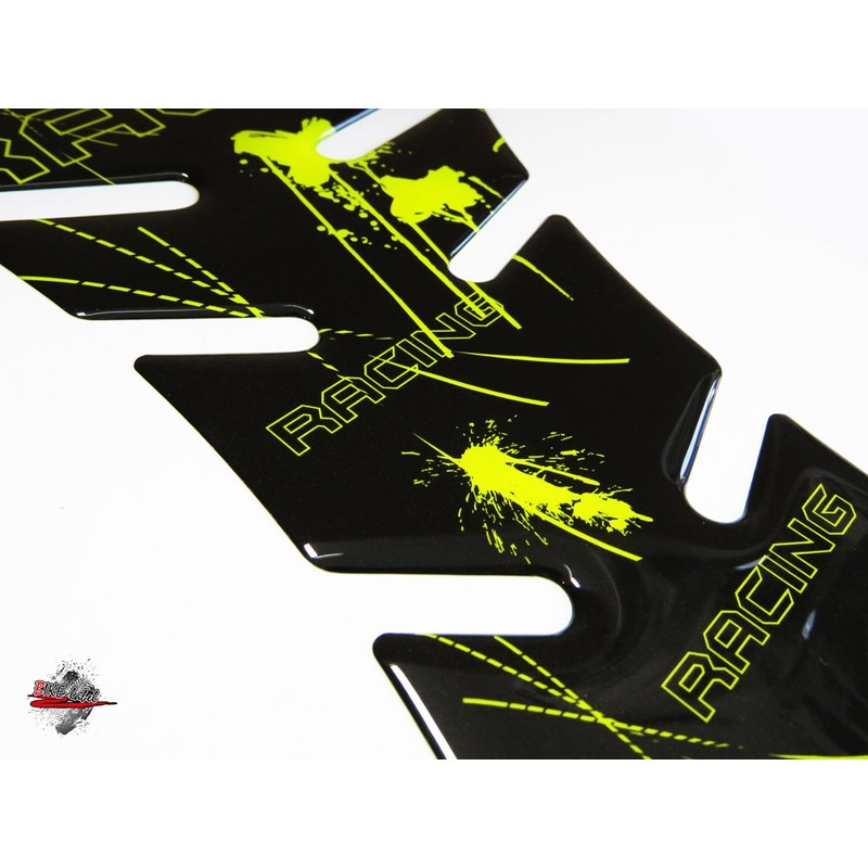 BIKE-label Tank Pad Tank Protector Motorcycle Sticker Racing Neon Yellow