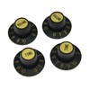 Dopro 4pcs Black with Gold Cap LP Metric Guitar Witch
