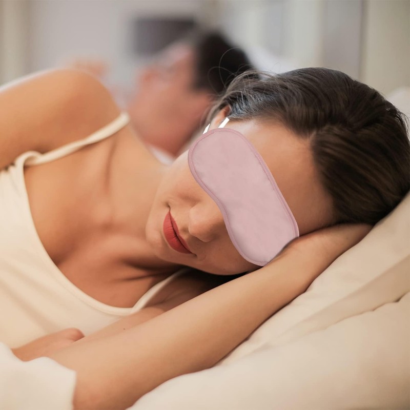 8 Pieces Pink Eye Sleep Coverings Sleep,Sleep Shade Blindfold Soft