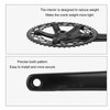 Aluminum Alloy 144 BCD 48T Single Speed Crankset Bike Crank